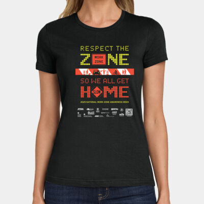 Respect The Zone - Softstyle ® Ladies T Shirt Thumbnail