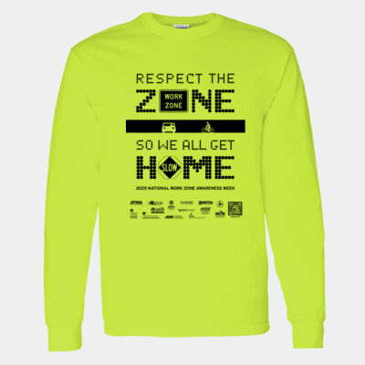 Respect The Zone - Standard Cotton Long Sleeve T Shirt Thumbnail